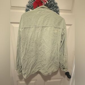Hollister Light Green Button Down Shirt